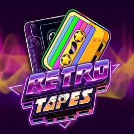 Retro Tapes slot logo by Push Gaming at Wazamba CasinoRetro Tapes